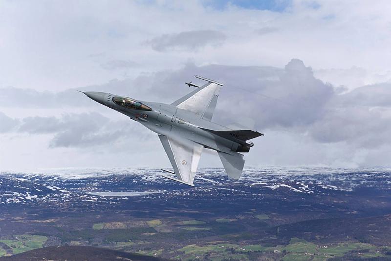 Avion F-16 al Norvegiei, Foto: RNoAF