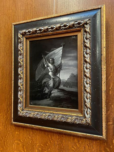 România descătuşată - Gheorghe Tattarescu, în Expoziția de la Palatul Cesianu-Racoviță, Foto: Artmark