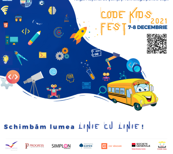 KV - CODE Kids FEST 2021 cod QR, Foto: Code Kids