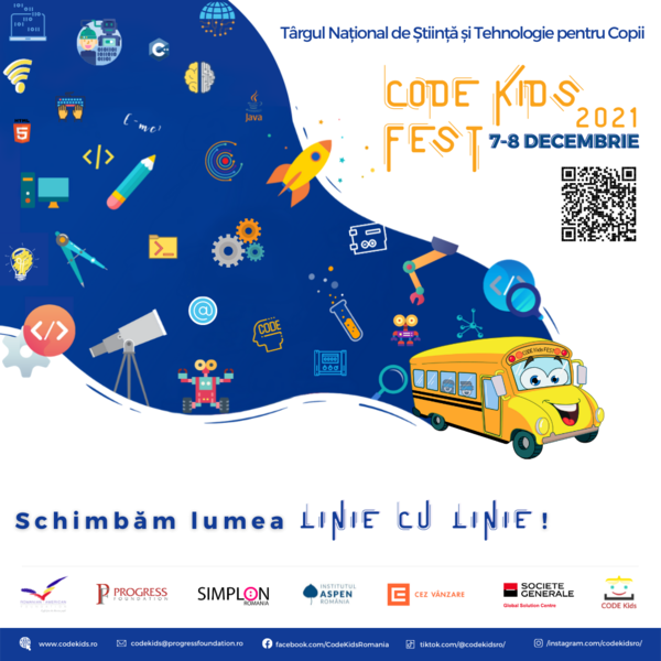 KV - CODE Kids FEST 2021 cod QR, Foto: Code Kids