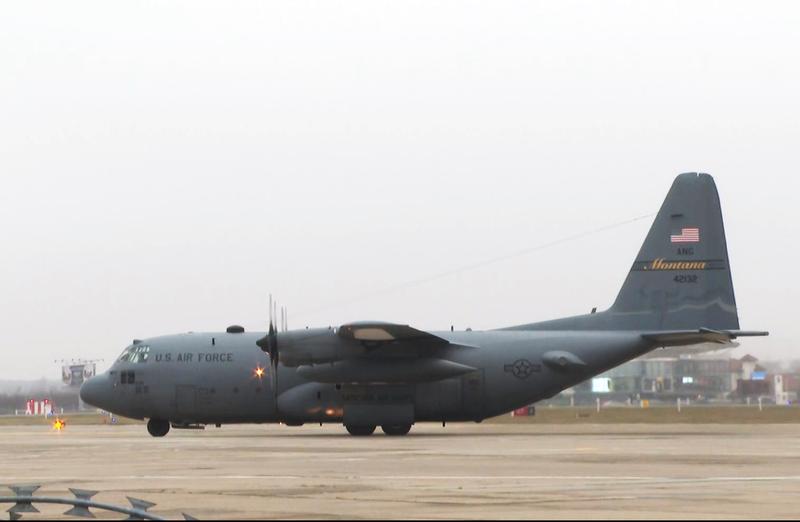 Avionul C-130H Hercules, donat de SUA catre România, Foto: MApN