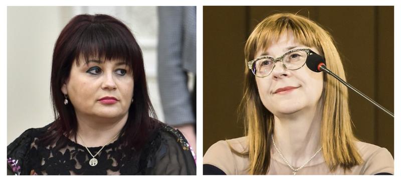 judecatoarele Gabriela Baltag si Andrea Chis, Foto: Captura