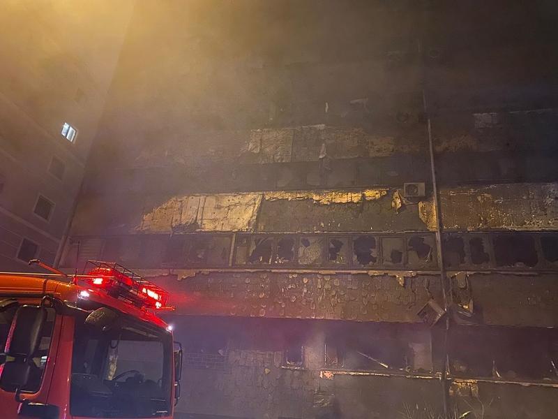 Incendiu in Constanta, Foto: ISU Dobrogea