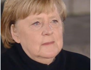 Merkel in lacrimi, Foto: Captura video