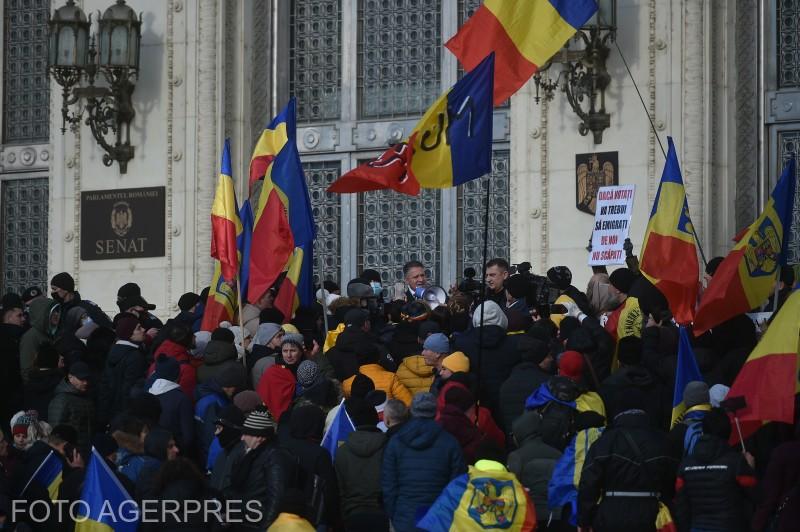 Protest AUR la Parlament 7, Foto: AGERPRES