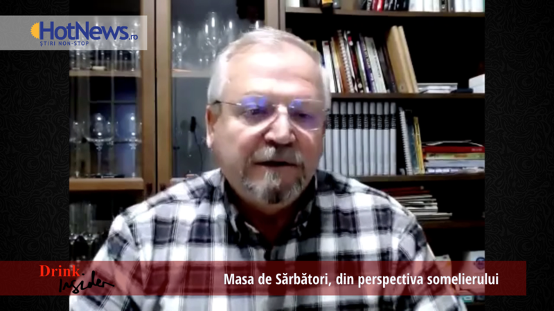 Marian Timofti (somelier), despre masa de Sărbători, Foto: Captura YouTube