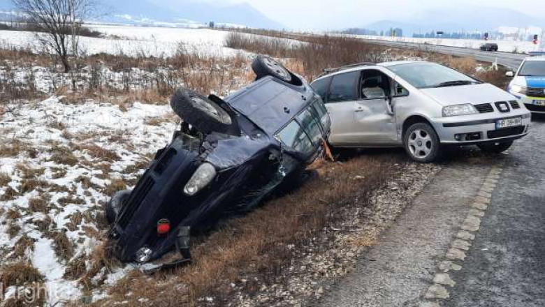 Accident rutier, Foto: ISU Harghita