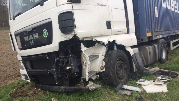 Camionul implicat în accident, Foto: BAAR