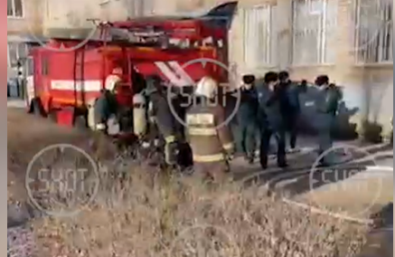 Incendiu la un spital din Rusia la o sectie ATI Covid, Foto: Captura video