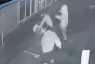 om al strazii batut, Foto: Captura video