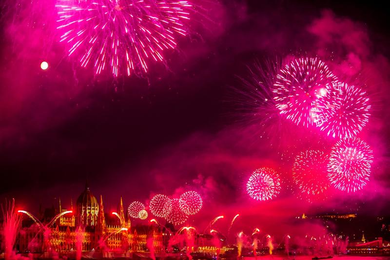 Foc de artificii in Budapesta, Foto: FERENC ISZA / AFP / Profimedia