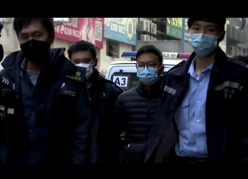 Arestari in Hong Kong (captura de ecran), Foto: Hotnews