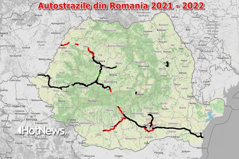 Autostrazile din Romania - 2021-2022, Foto: Hotnews