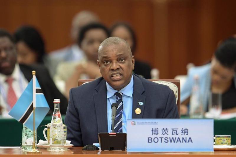 Mokgweetsi Masisi, presedintele Botswanei, Foto: Li Xueren / Zuma Press / Profimedia Images