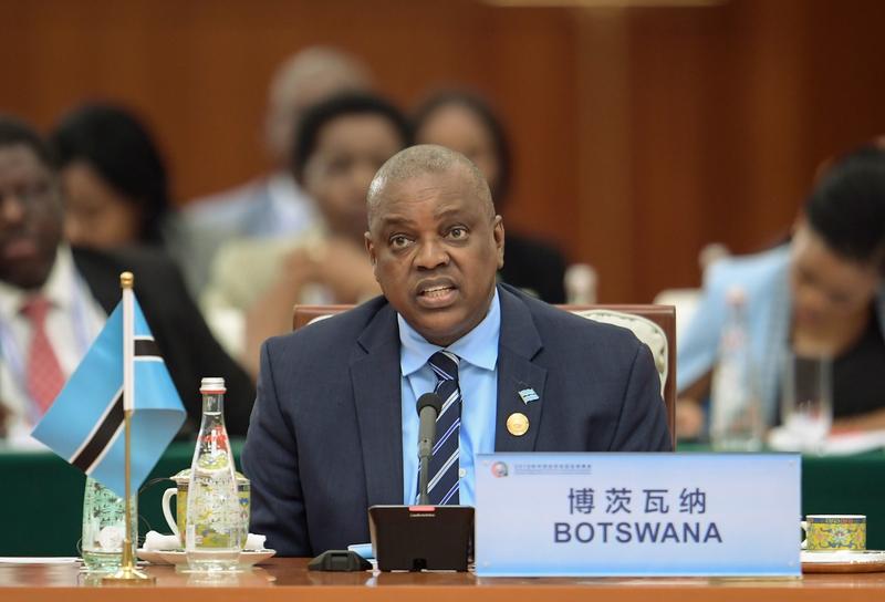 Mokgweetsi Masisi, presedintele Botswanei, Foto: Li Xueren / Zuma Press / Profimedia Images
