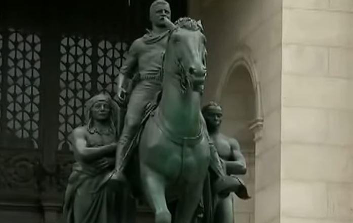 Statuia lui Theodore Roosevelt, Foto: YouTube