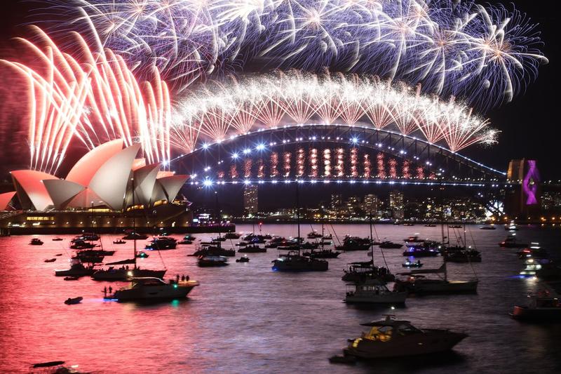 Sydney a intrat in noul an cu traditionalul foc de artificii, Foto: Richard Milnes / Shutterstock Editorial / Profimedia