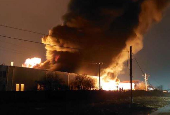 Incendiu Popesti Leordeni 3, Foto: ISU Bucuresti-Ilfov