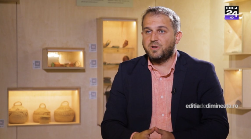 Cosmin Călinescu, responsabil cu comunicarea la Muzeul Astra Sibiu, Foto: editiadedimineata.ro