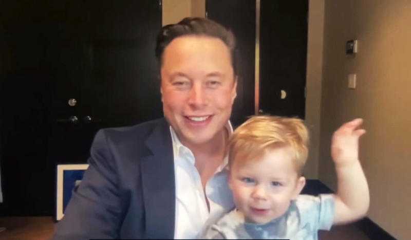 Elon Musk cu fiul sau, Foto: YT / Planet / Profimedia Images