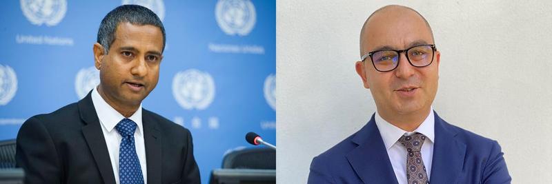 Ahmed Shaheed si Catalin Raiu, Foto: ohchr.org si arhiva personala