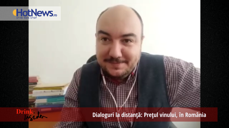George Mitea - blogger şi pasionat de vin, Foto: Captura YouTube