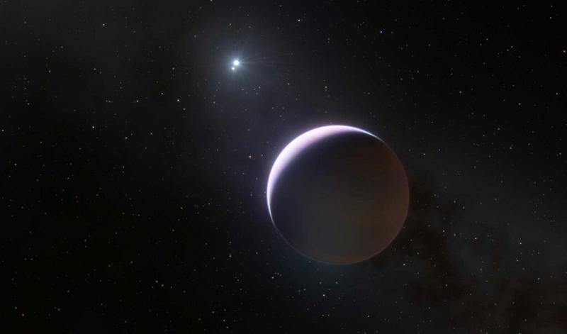 Reprezentare artistica a planetei b Centauri (AB), Foto: European Southern Observatory / L. Calcada