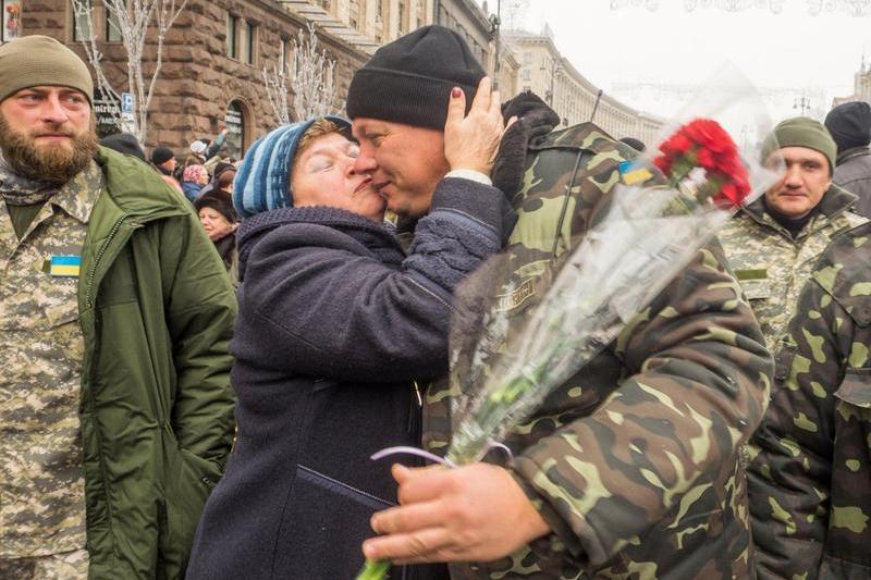 Soldati ai batalionului de voluntari Kiev 12, Foto: Igor Golovnov / Alamy / Profimedia Images