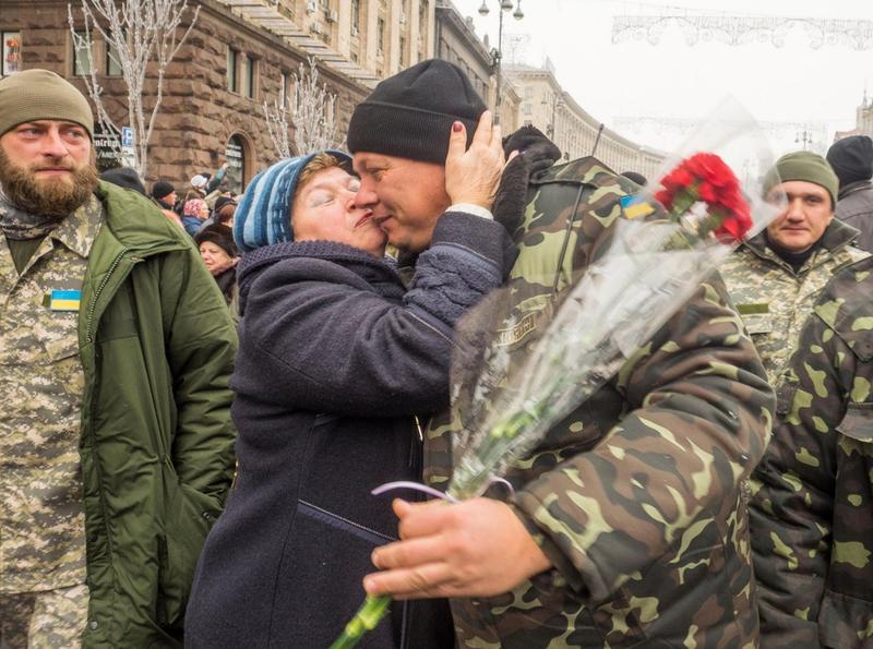 Soldati ai batalionului de voluntari Kiev 12, Foto: Igor Golovnov / Alamy / Profimedia Images