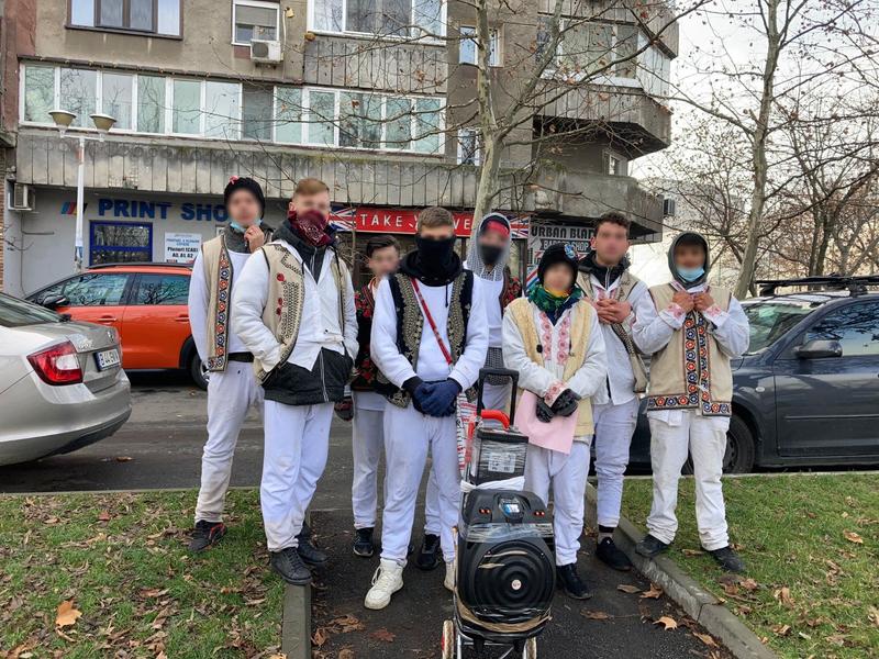 Colindatori cu boxa, Foto: Primaria sector 6