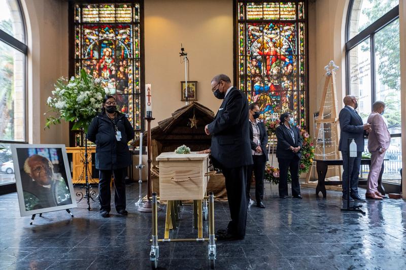 Imagine de la funeraliile lui Desmond Tutu, Foto: Profimedia Images