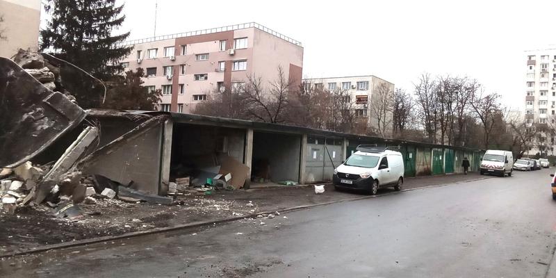 Demolare garaje în Sectorul 6, Foto: Primaria sector 6