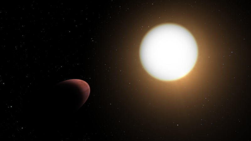 Reprezentare computerizata a planetei WASP-103b, Foto: ESA