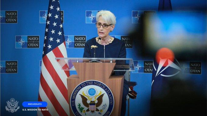 Wendy Sherman (sursa foto: Twitter, misiunea SUA la NATO), Foto: Hotnews