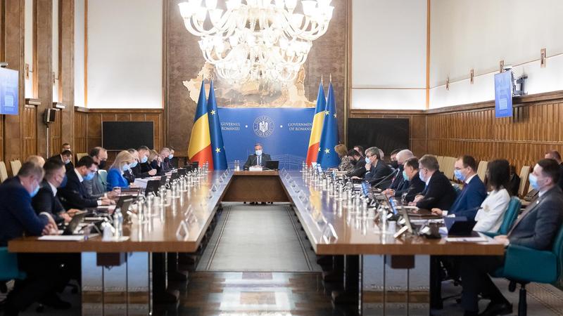 Sedinta de guvern, cabinetul Ciuca, Foto: Guvernul Romaniei