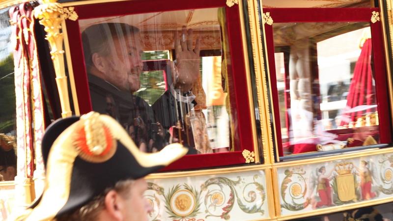 Regele olandez in „Trasura de aur” a familiei regale, Foto: Maarten Zeehandelaar / Alamy / Profimedia Images