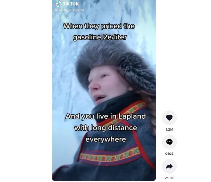 Laponii au gasit solutia pentru scumpirea pretului la carburanti, Foto: Captura video