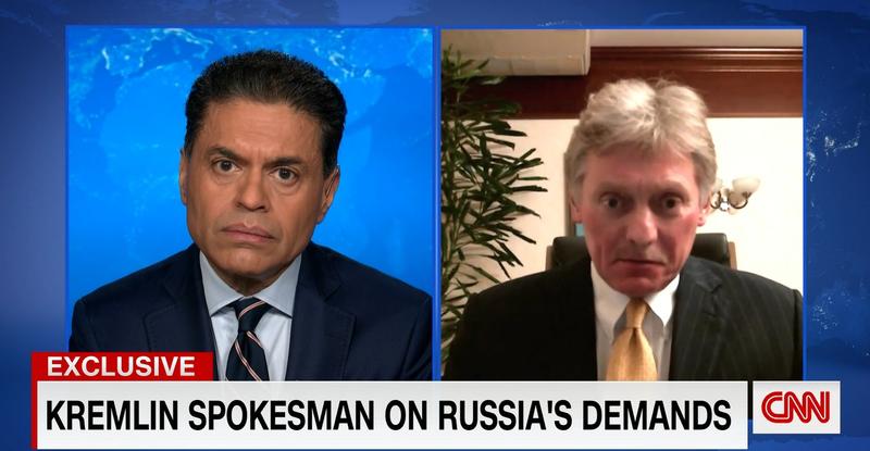 Dmitri Peskov la CNN, Foto: Captura CNN