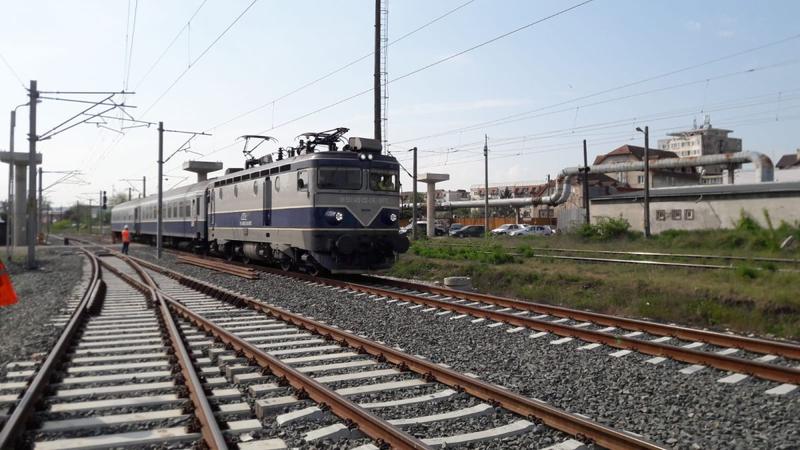 Tren pe linie modernizata, Foto: CFR Infrastructura