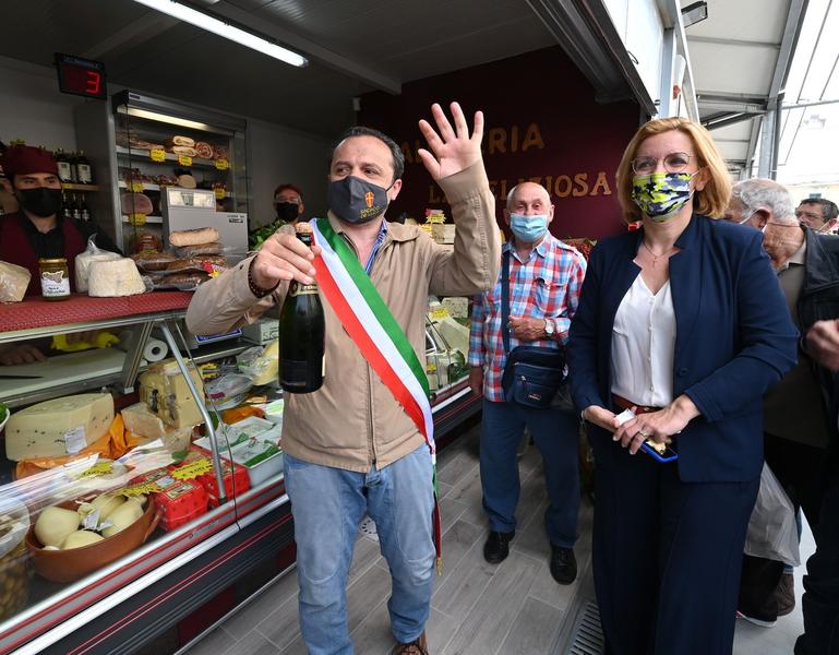 Cateno de Luca, primarul Messinei, Foto: Gabriele Maricchiolo-NurPhoto / Shutterstock Editorial / Profimedia