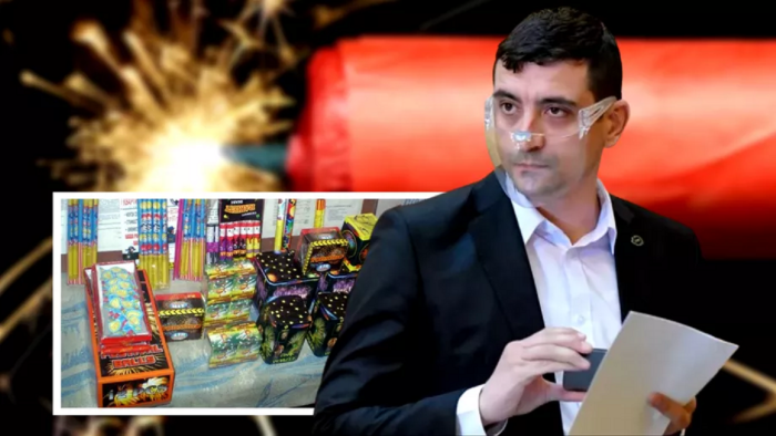 Proiectul de lege inițiat de George Simion ar da dreptul fiecărei persoane să dețină până la 100 kg de petarde, Foto: fanatik.ro