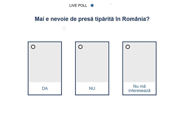 Sondaj TVR presa tiparita, Foto: Hotnews
