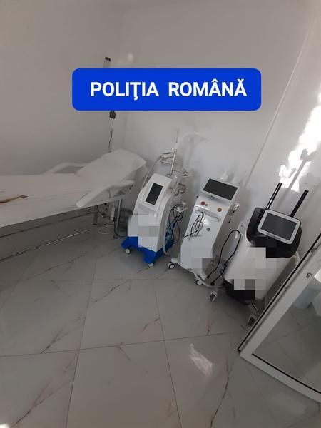 cabinet unde se faceau interventii estetice fara a avea atestat, Foto: IGPR