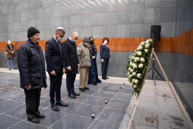 ceremonie la Monumentul Holocaustului, Foto: Ambasada Israelului