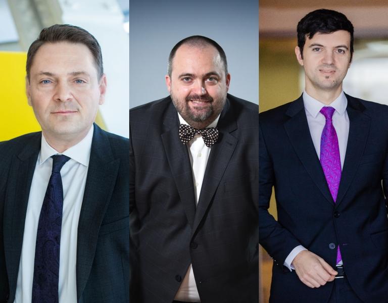 Adrian Rus, Emanuel Băncilă, Alex Slujitoru, Foto: EY Romania