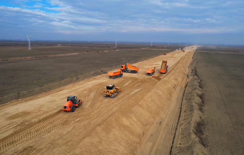 Lucrari la Drumul Expres Braila - Galati, Foto: Captura YouTube
