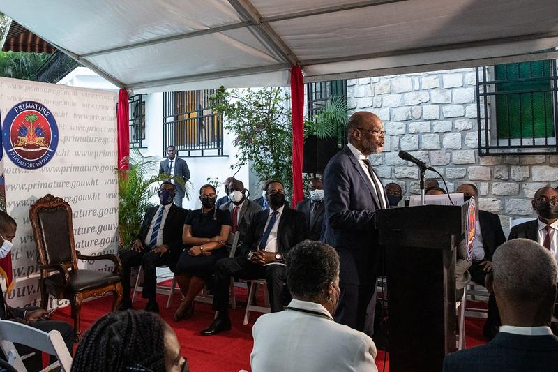 Premierul Ariel Henry, Foto: Valerie Baeriswyl / AFP / Profimedia Images