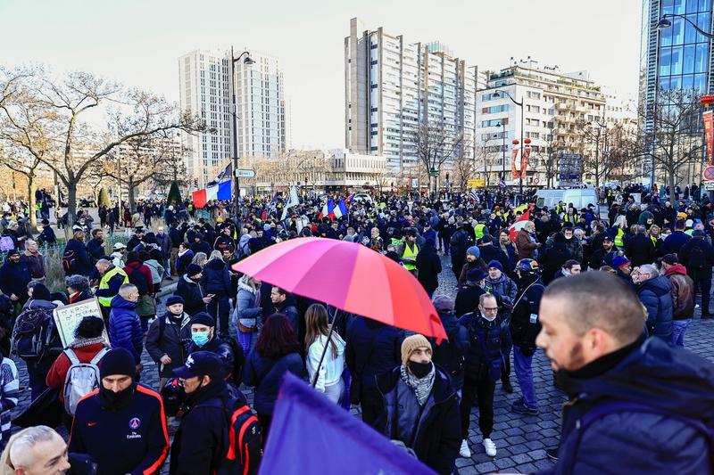 Protest după model canadian in Paris, Foto: Sameer Al-DOUMY / AFP / Profimedia