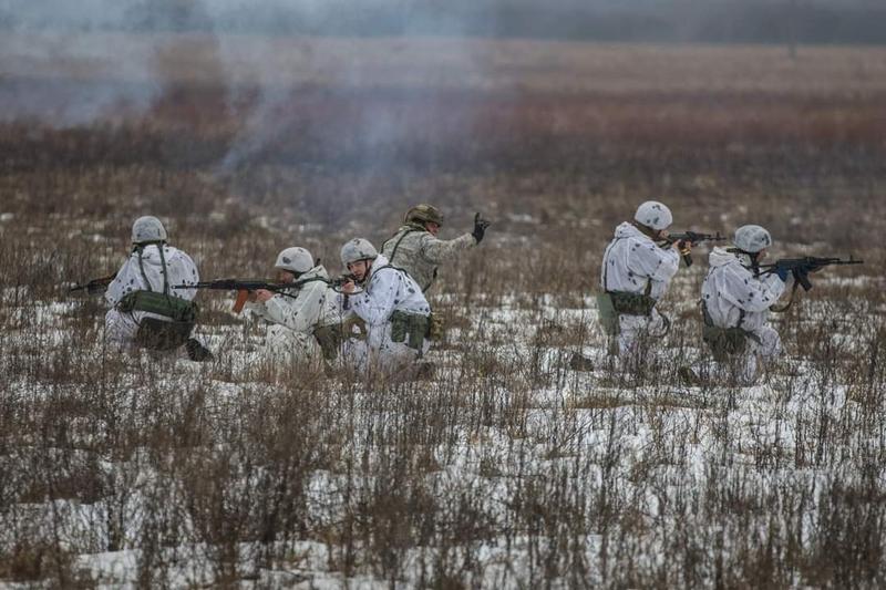 Soldatii ucraineni se pregatesc de razboi, Foto: EyePress via AFP / AFP / Profimedia