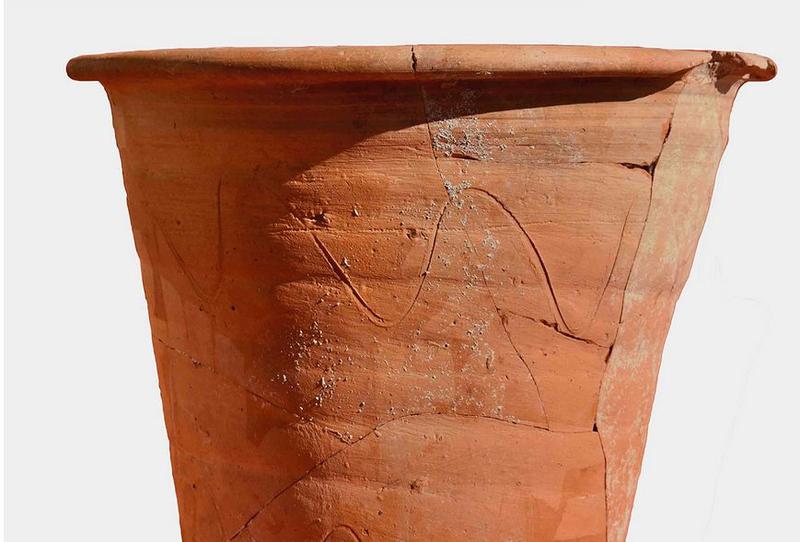 Partea superioara a vasului de la Gerace, Foto: University of Cambridge